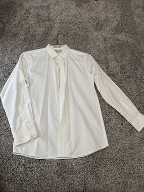 Nordstrom White Button-Down Dress Shirt for Kids